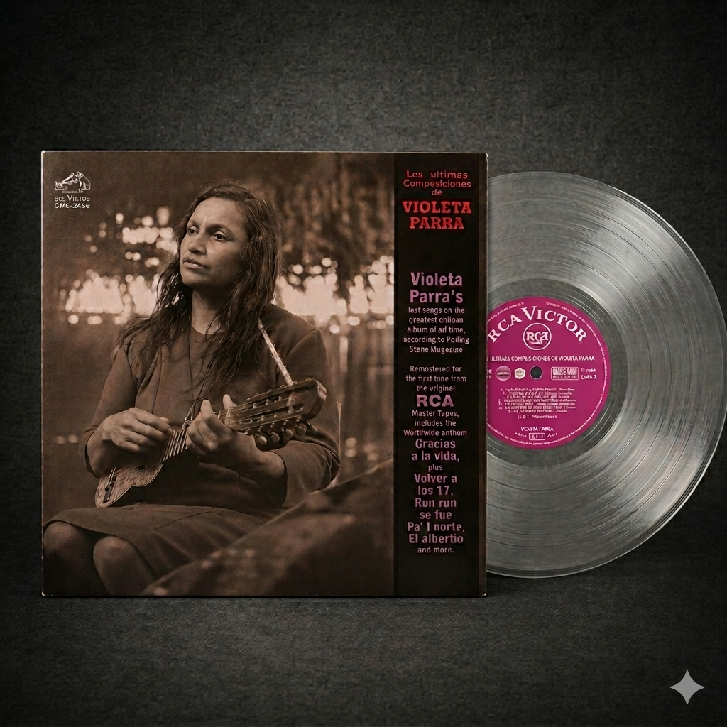 VIOLETA PARRA - LAS ULTIMAS COMPOSICIONES DE VIOLETA PARRA LP VINILO EDICION LIMITADA