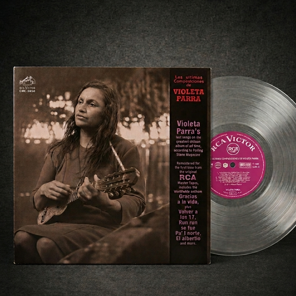 VIOLETA PARRA - LAS ULTIMAS COMPOSICIONES DE VIOLETA PARRA LP VINILO EDICION LIMITADA