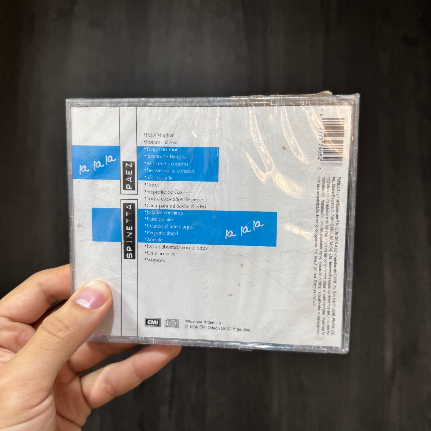 LUIS ALBERTO SPINETTA / FITO PAEZ - LA LA LA CD NUEVO PRIMERA EDICION