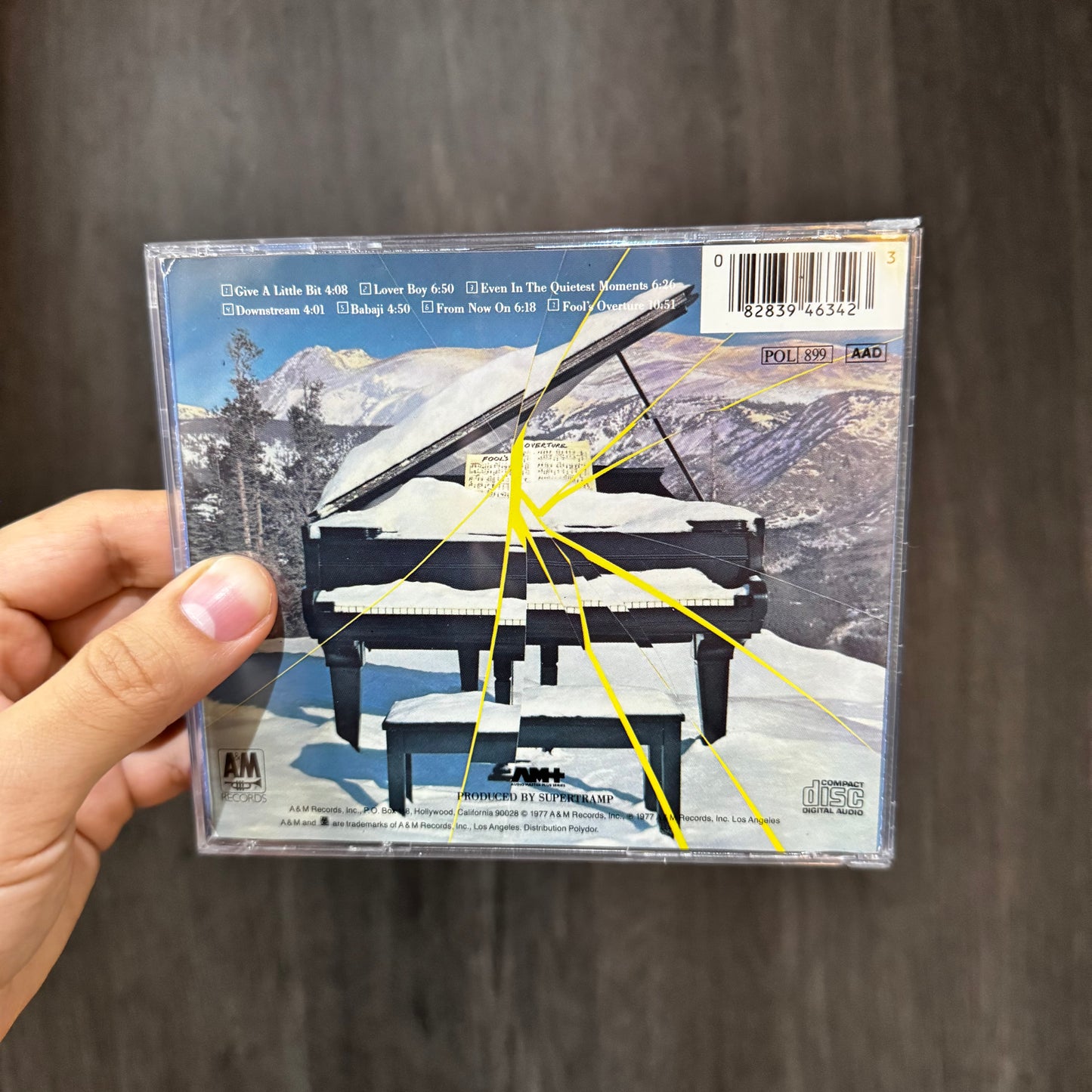 SUPERTRAMP - EVEN IN THE QUIETEST MOMENTS CD USADO