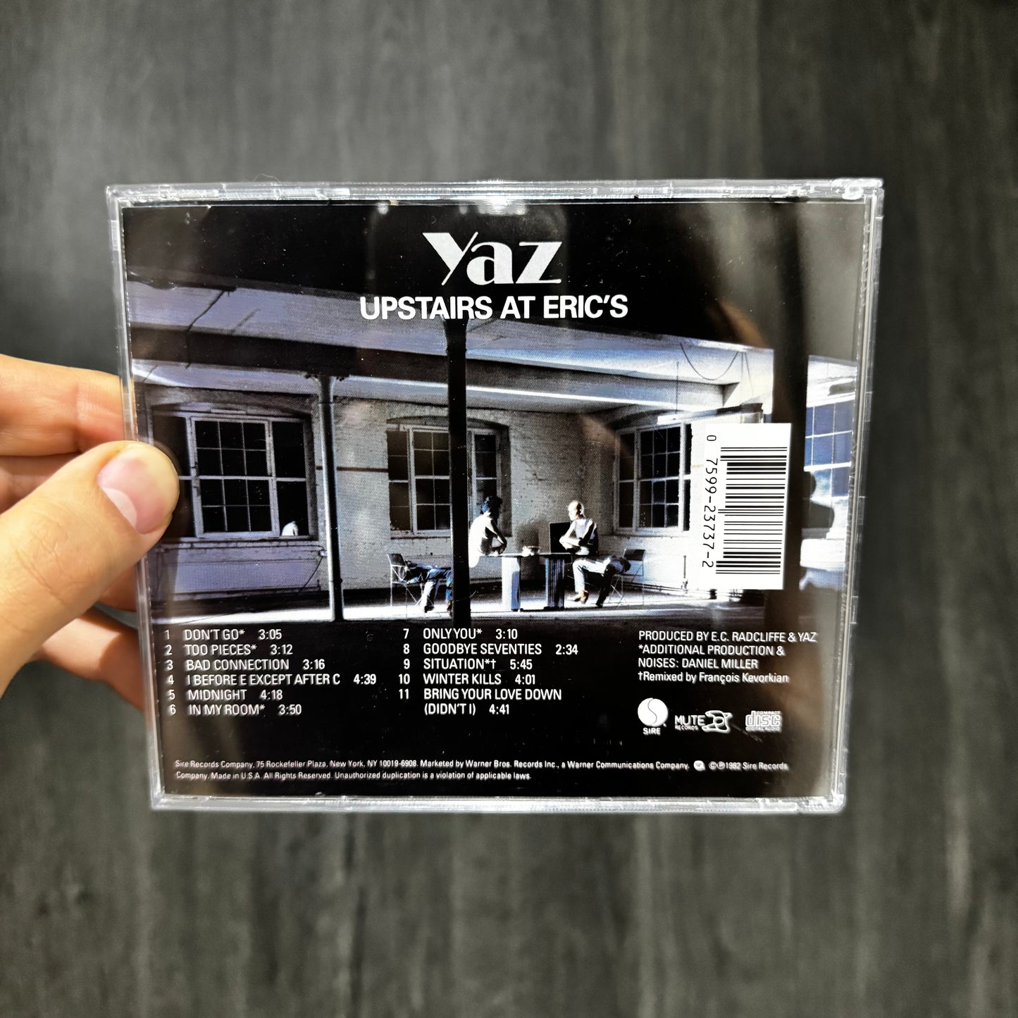 YAZOO - UPSTAIRS AT ERIC´S CD USADO