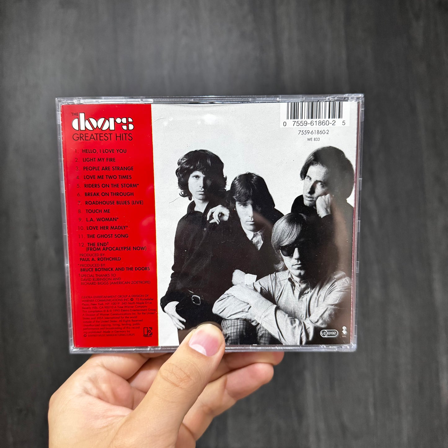 THE DOORS - GREATEST HITS CD USADO