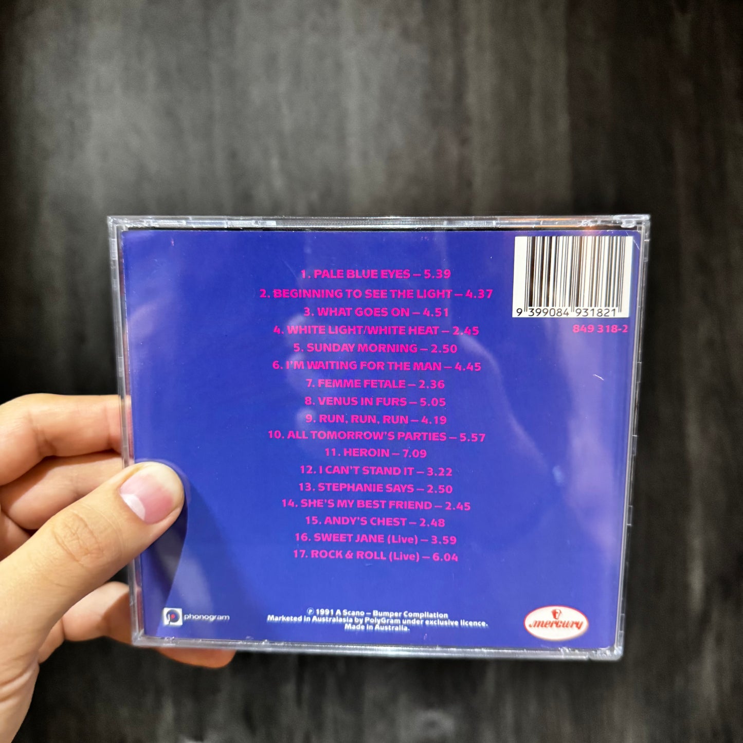 THE VELVET UNDERGROUND - CHRONICLES CD USADO