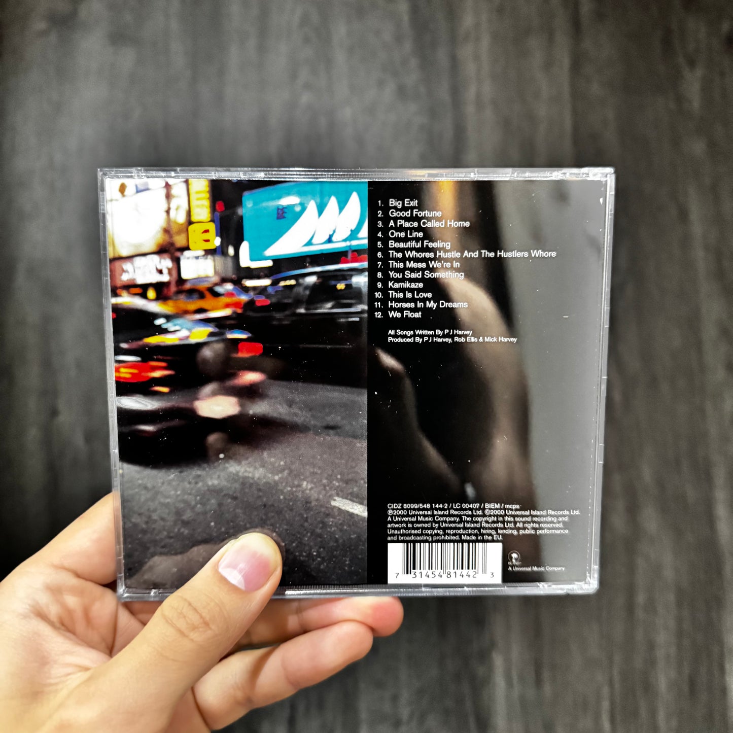 PJ HARVEY - STORIES FROM THE CITY, STORIES FROM THE SEA CD USADO