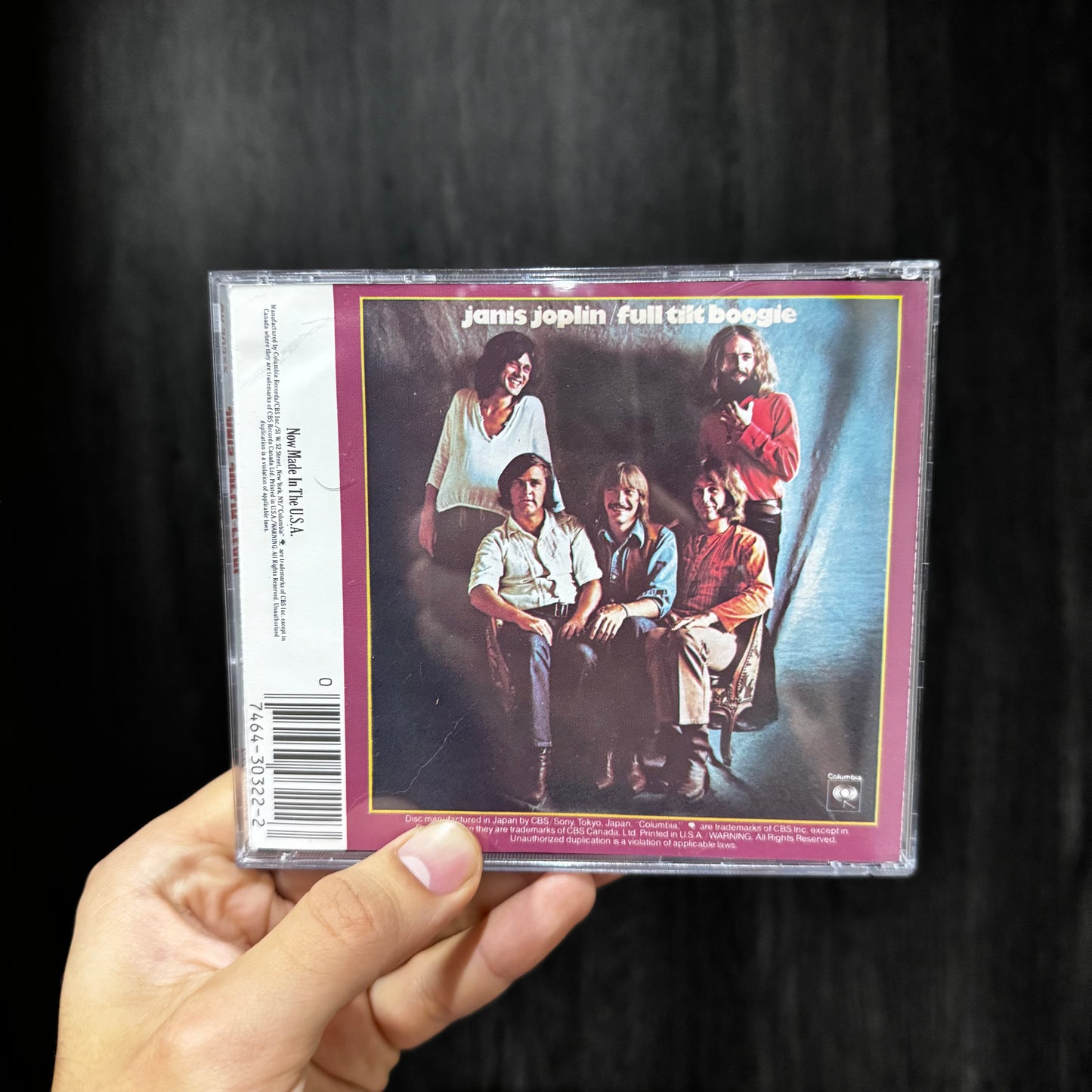 JANIS JOPLIN - PEARL CD USADO
