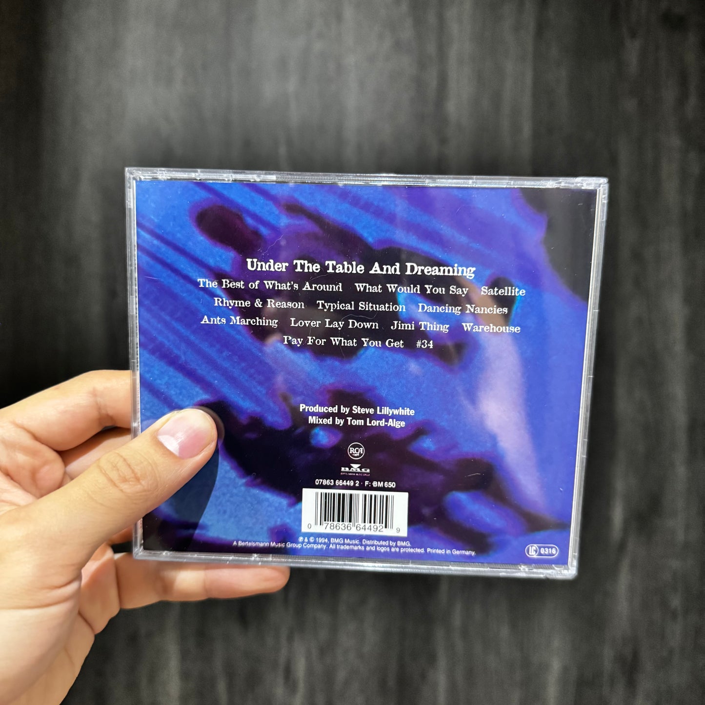 DAVE MATTHEWS BAND - UNDER THE TABLE AND DREAMING CD USADO
