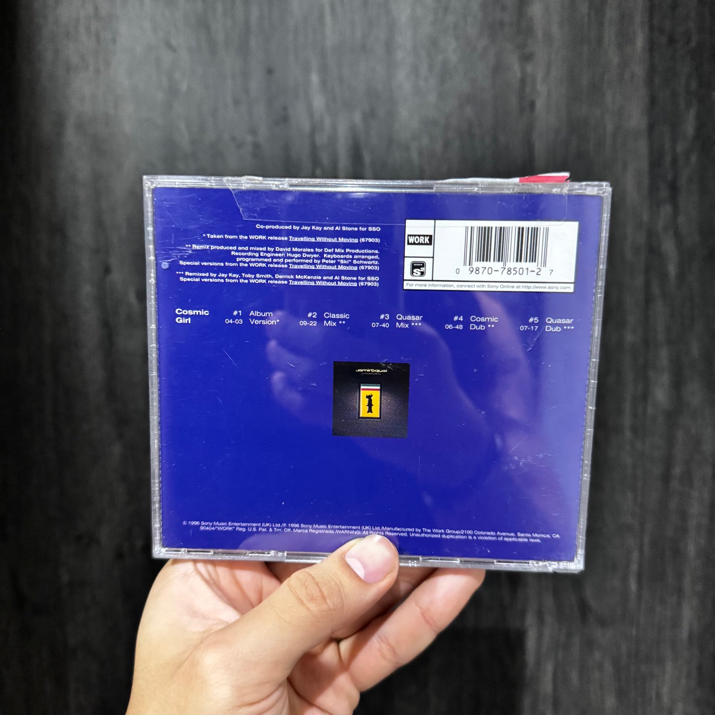 JAMIROQUAI - COSMIC GIRL CD USADO SINGLE