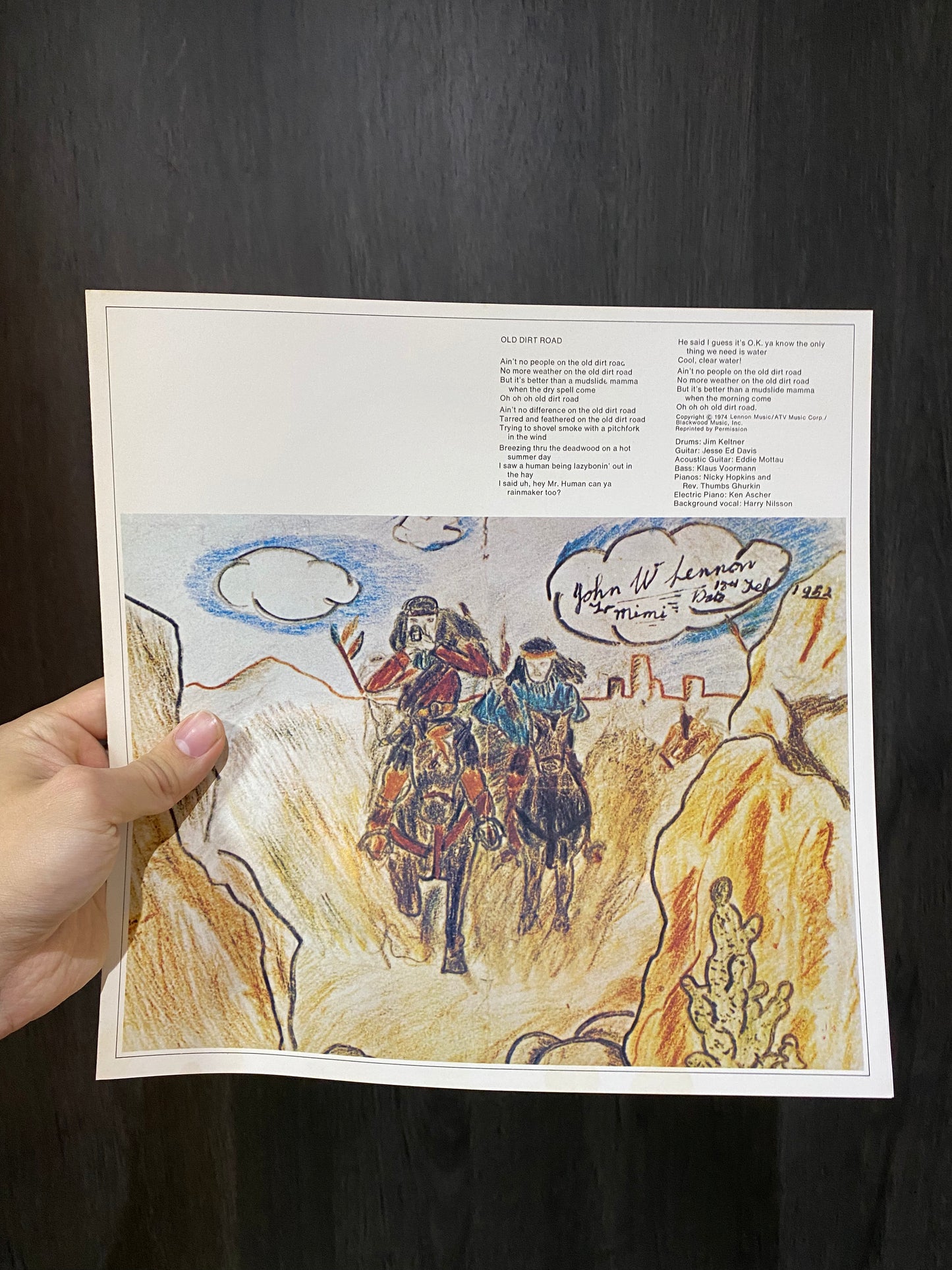 JOHN LENNON - WALLS AND BRIDGES. JAPON LP.