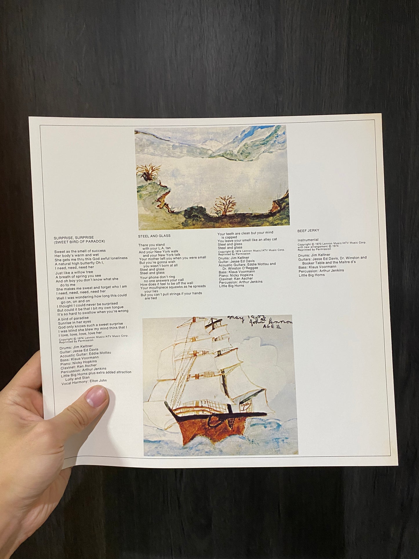 JOHN LENNON - WALLS AND BRIDGES. JAPON LP.