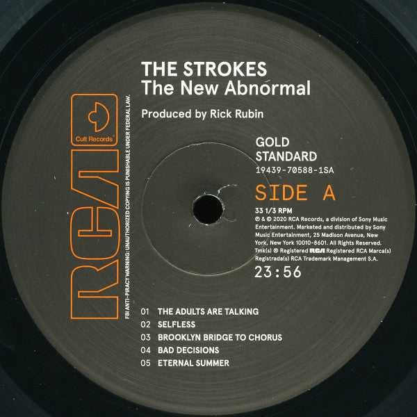 THE STROKES - THE NEW ABNORMAL LP VINILO
