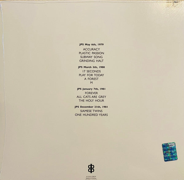 THE CURE - BBC SESSIONS 1979-1981 LP VINILO