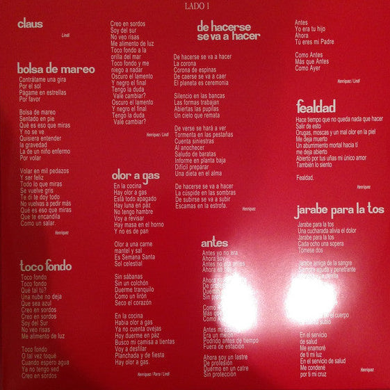 LOS TRES - FOME LP VINILO EDICION LIMITADA.
