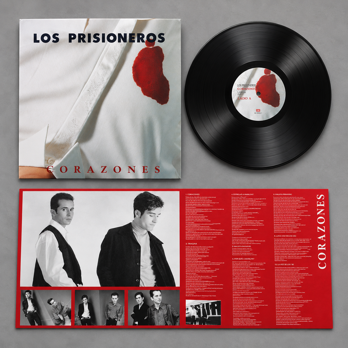 LOS PRISIONEROS - CORAZONES LP VINILO NUEVO