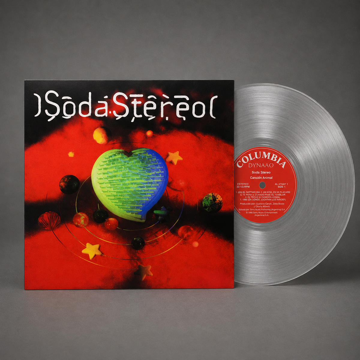 SODA STEREO - DYNAMO LP VINILO CLEAR / TRANSPARENTE LIMITED EDITION