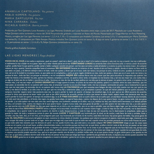 LAS LIGAS MENORES - FUEGO ARTIFICIAL LP