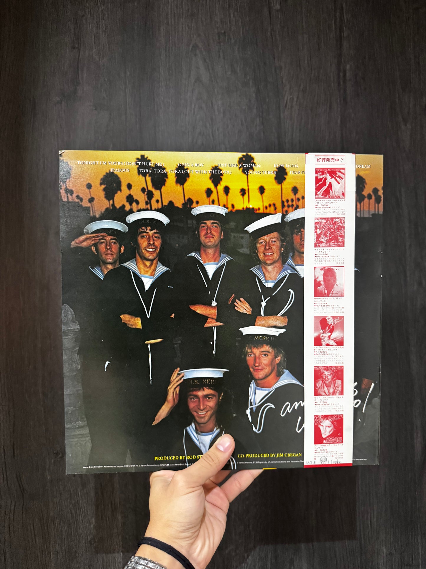 ROD STEWART - TONIGHT IM YOURS LP EDICION JAPONESA