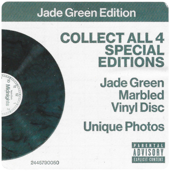 TAYLOR SWIFT - MIDNIGHTS SPECIAL EDITION JADE GREEN LP VINILO