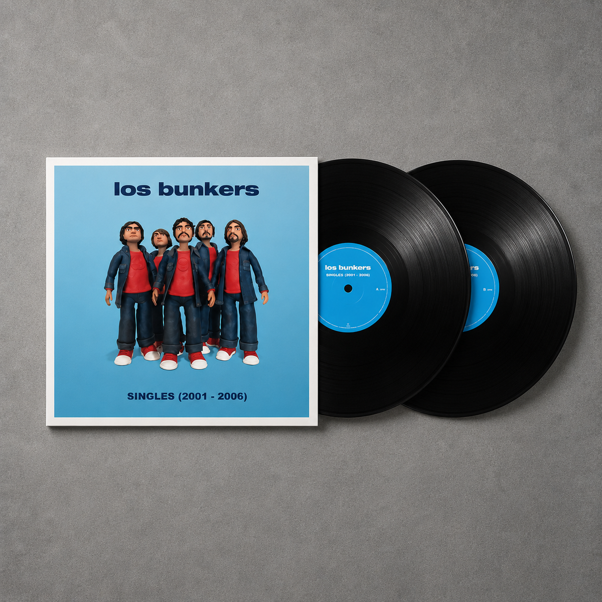 LOS BUNKERS - LOS SINGLES 2LPs