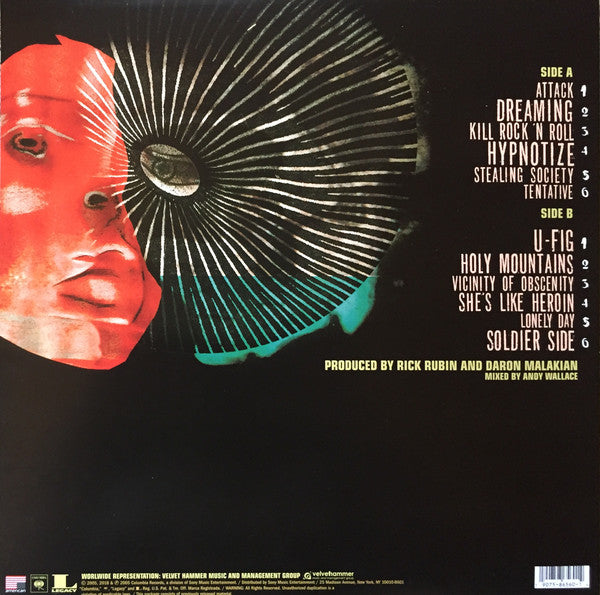 SYSTEM OF A DOWN - HYPNOTIZE LP VINILO