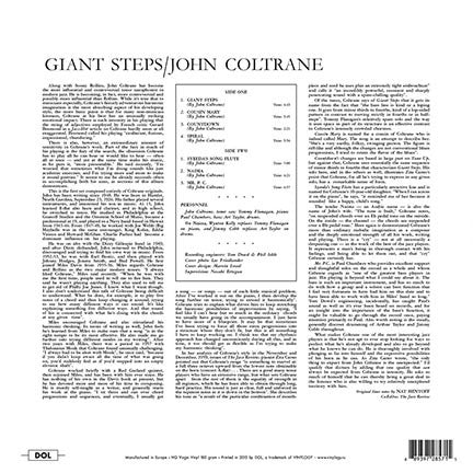 JOHN COLTRANE - GIANT STEPS LP VINILO
