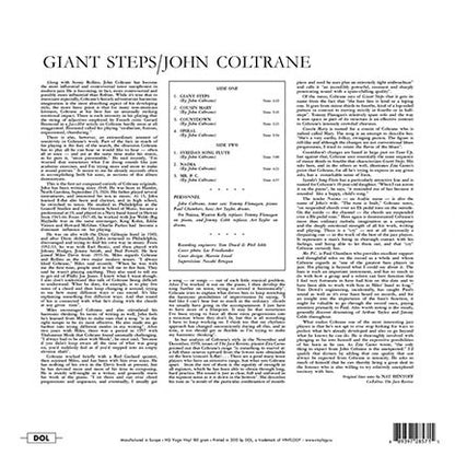 JOHN COLTRANE - GIANT STEPS LP VINILO