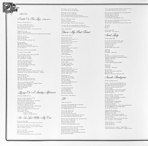 QUEEN - A NIGHT AT THE OPERA LP VINILO HALF SPEED MASTERED