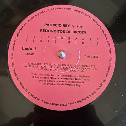 PATRICIO REY Y SUS REDONDITOS DE RICOTA - UN BAION PARA EL OJO IDIOTA LP VINILO