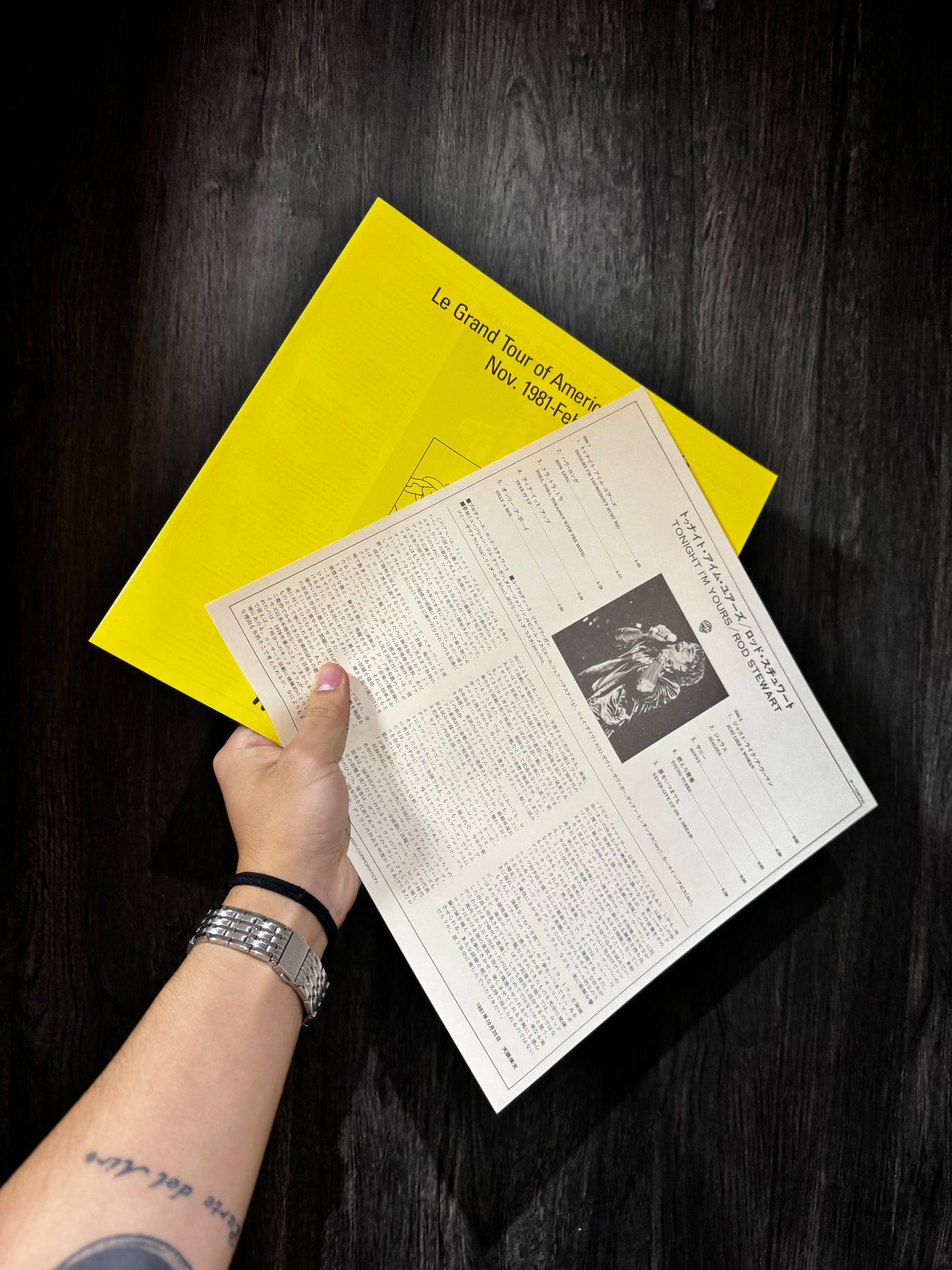 ROD STEWART - TONIGHT IM YOURS LP EDICION JAPONESA