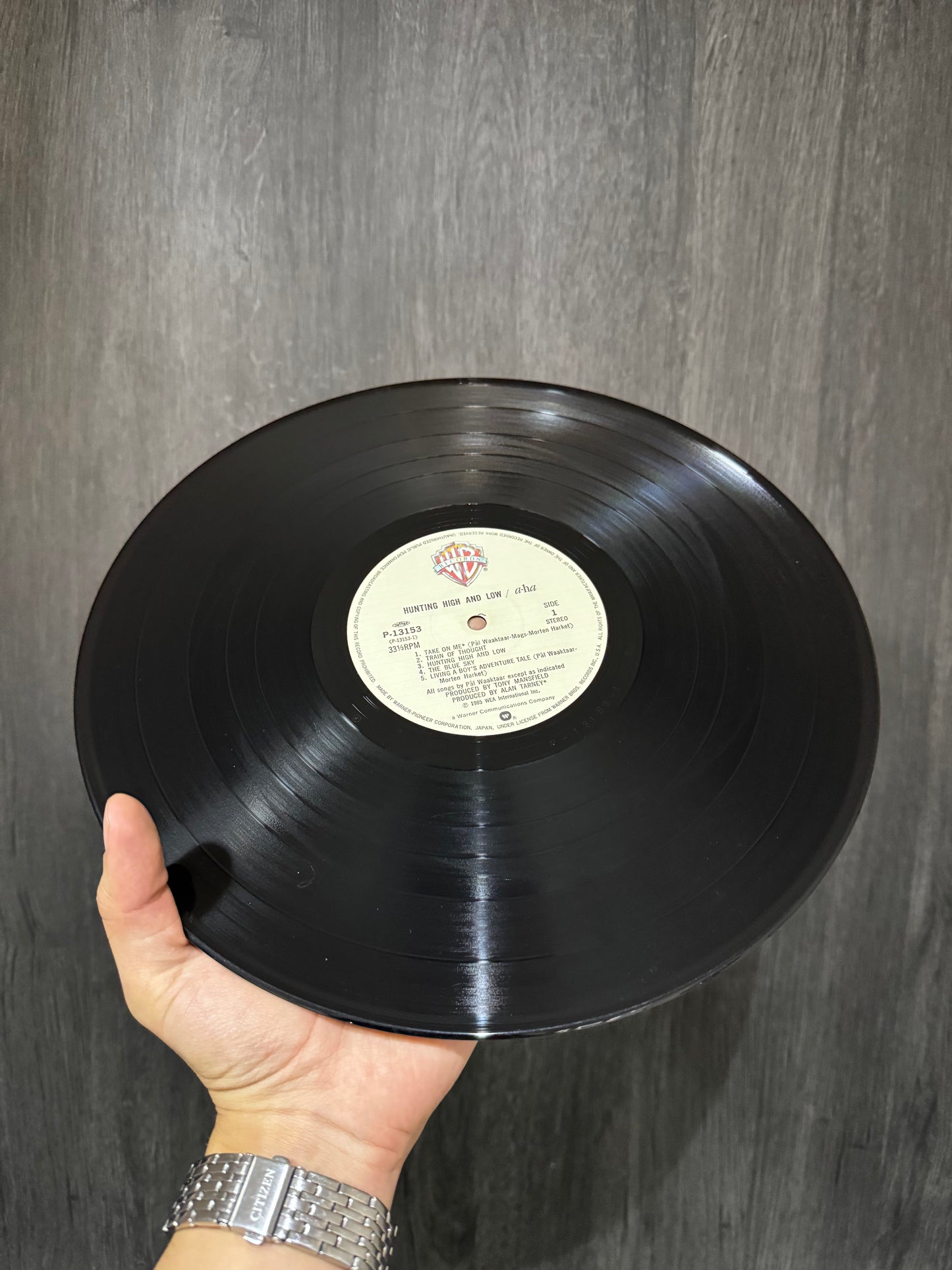 A-HA - HUNTING HIGH AND LOW LP EDICION JAPONESA