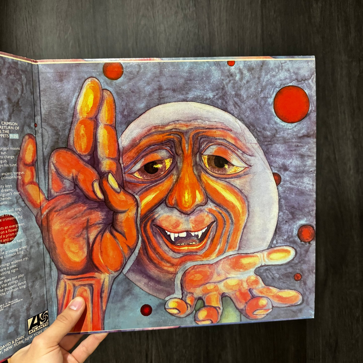 KING CRIMSON - IN THE COURT OF THE CRIMSON KING VINILO DE EPOCA