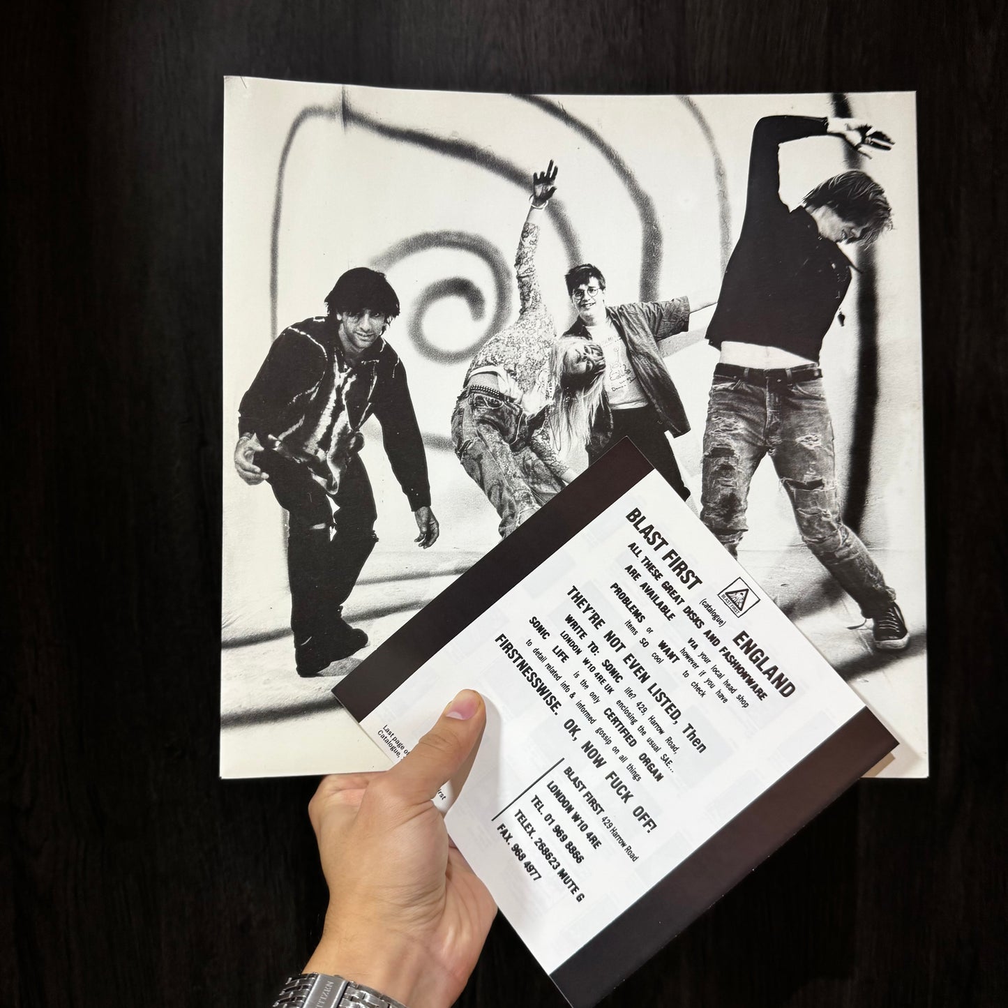 SONIC YOUTH - MASTER=DIK / BEAT ON THE BRAT SINGLE DE EPOCA