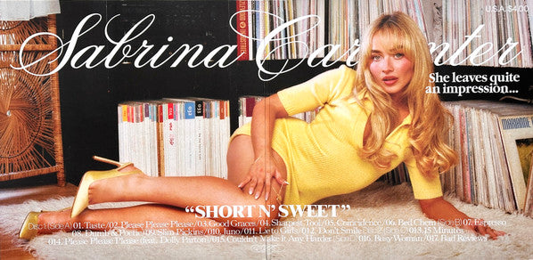 SABRINA CARPENTER - SHORT N SWEET 2LPs LIMITED EDITION VINILO DELUXE