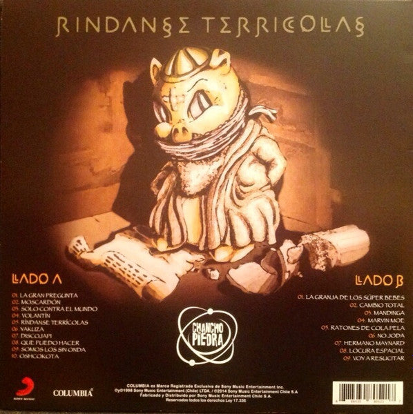 CHANCHO EN PIEDRA - RINDANSE TERRICOLAS LP VINILO
