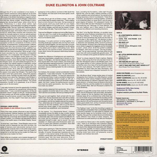 DUKE ELLINGTON & JOHN COLTRANE - Duke Ellington & John Coltrane LP VINILO LIMITED EDITION