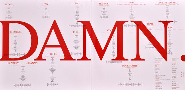 KENDRICK LAMAR - DAMN 2LPs VINILO