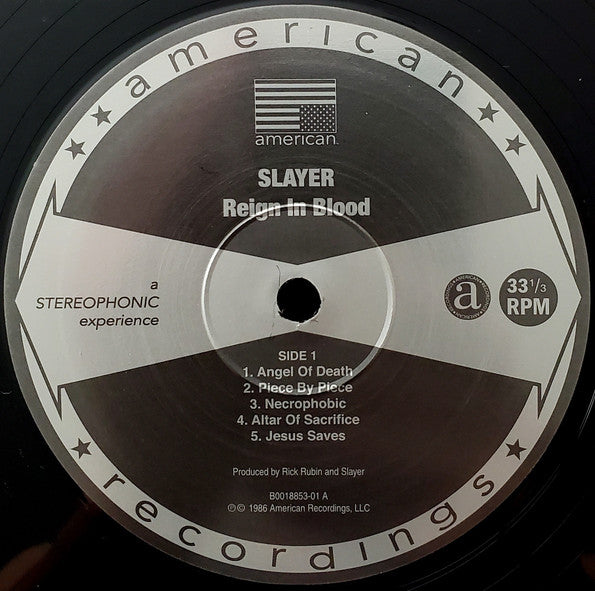 SLAYER - REIGN IN BLOOD LP VINILO