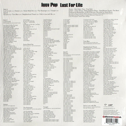 IGGY POP - LUST FOR LIFE LP VINILO