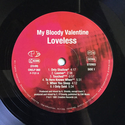 MY BLOODY VALENTINE - LOVELESS LP VINILO BOOTLEG