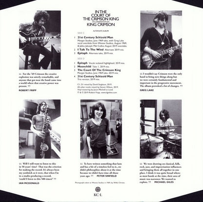 KING CRIMSON - IN THE COURT OF THE CRIMSON KING 2LPs 50Th ANIVERSARIO MIX STEVEN WILSON