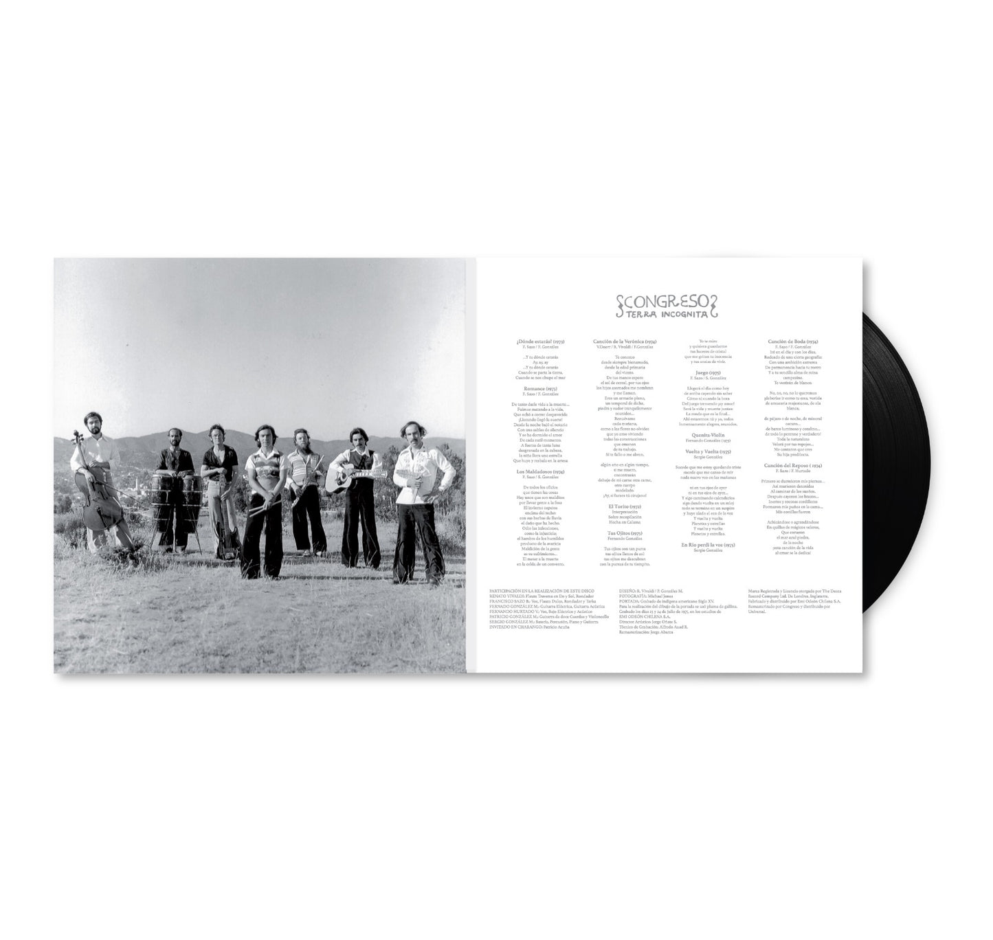 CONGRESO - TERRA INCOGNITA LP DELUXE 50 ANIVERSARIO