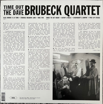 THE DAVE BRUBECK QUARTET - TIME OUT LP