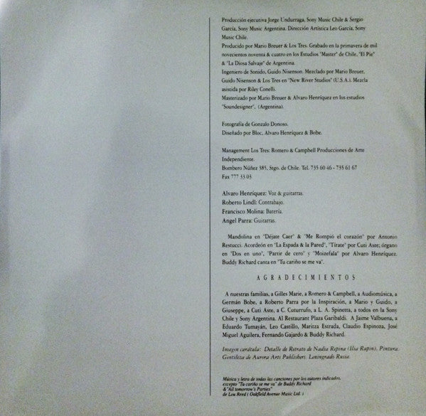 LOS TRES - LA ESPADA Y LA PARED VINILO