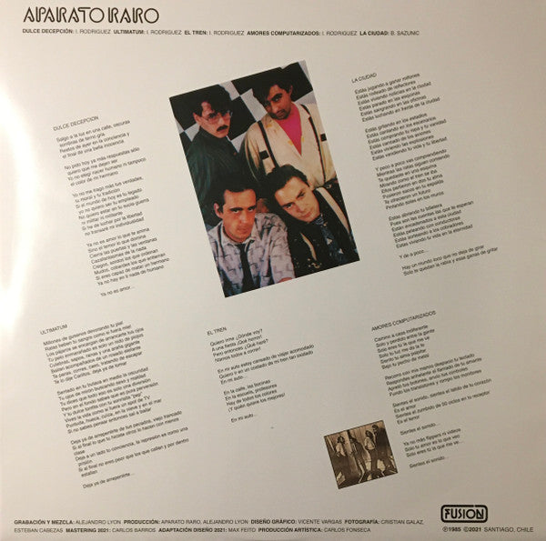 APARATO RARO LP VINILO EDICION LIMITADA