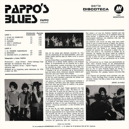 PAPPO´S BLUES - PAPPO´S BLUES LP