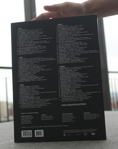 SPINETTA Y LAS BANDAS ETERNAS - LIBRO BOXSET 3CDs y 3DVDs