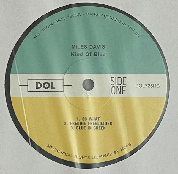 MILES DAVIS - KIND OF BLUE LP VINILO