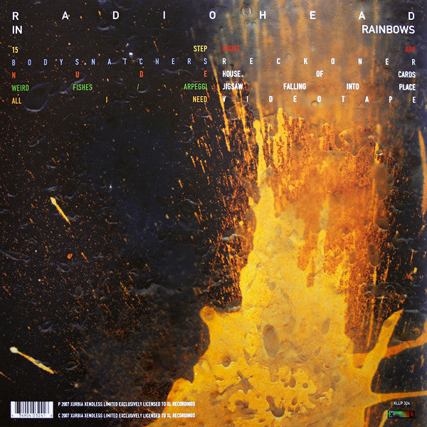 RADIOHEAD - IN RAINBOWS LP VINILO