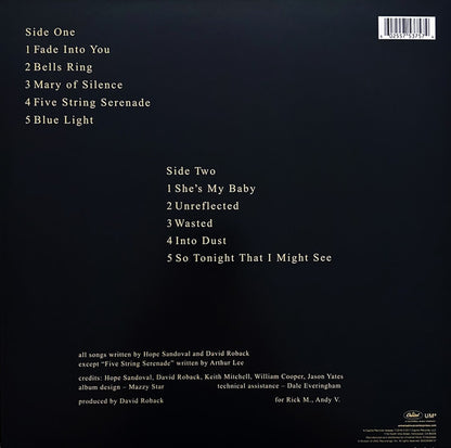 MAZZY STAR - SO TONIGH THAT I MIGHT SEE LP VINILO