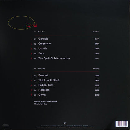 DEFTONES - OHMS LP.