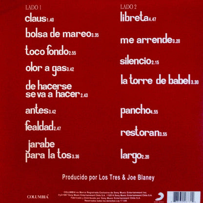 LOS TRES - FOME LP VINILO EDICION LIMITADA.